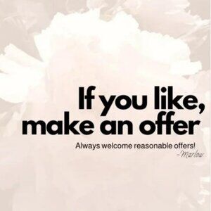 Offers Welcome! 🌺